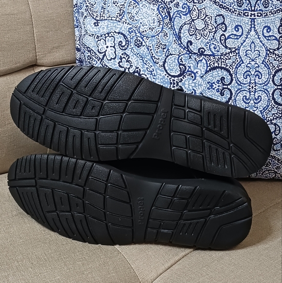 Propét Graham Oxford leather shoes black NWT - Picture 7 of 9